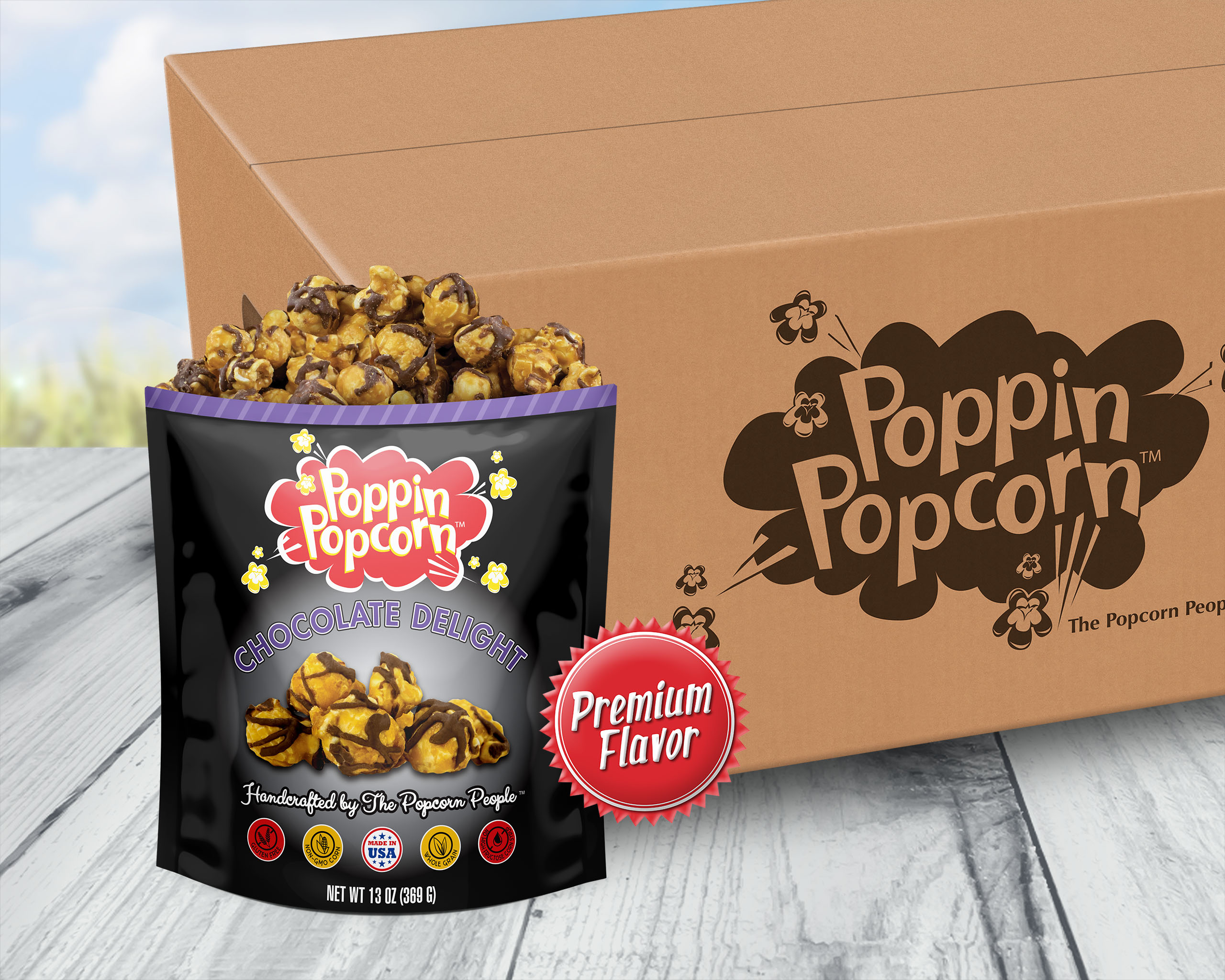 Chocolate Delight - Case - Individual Size - Premium Flavor