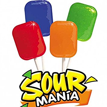 Sour Mania Lollipops