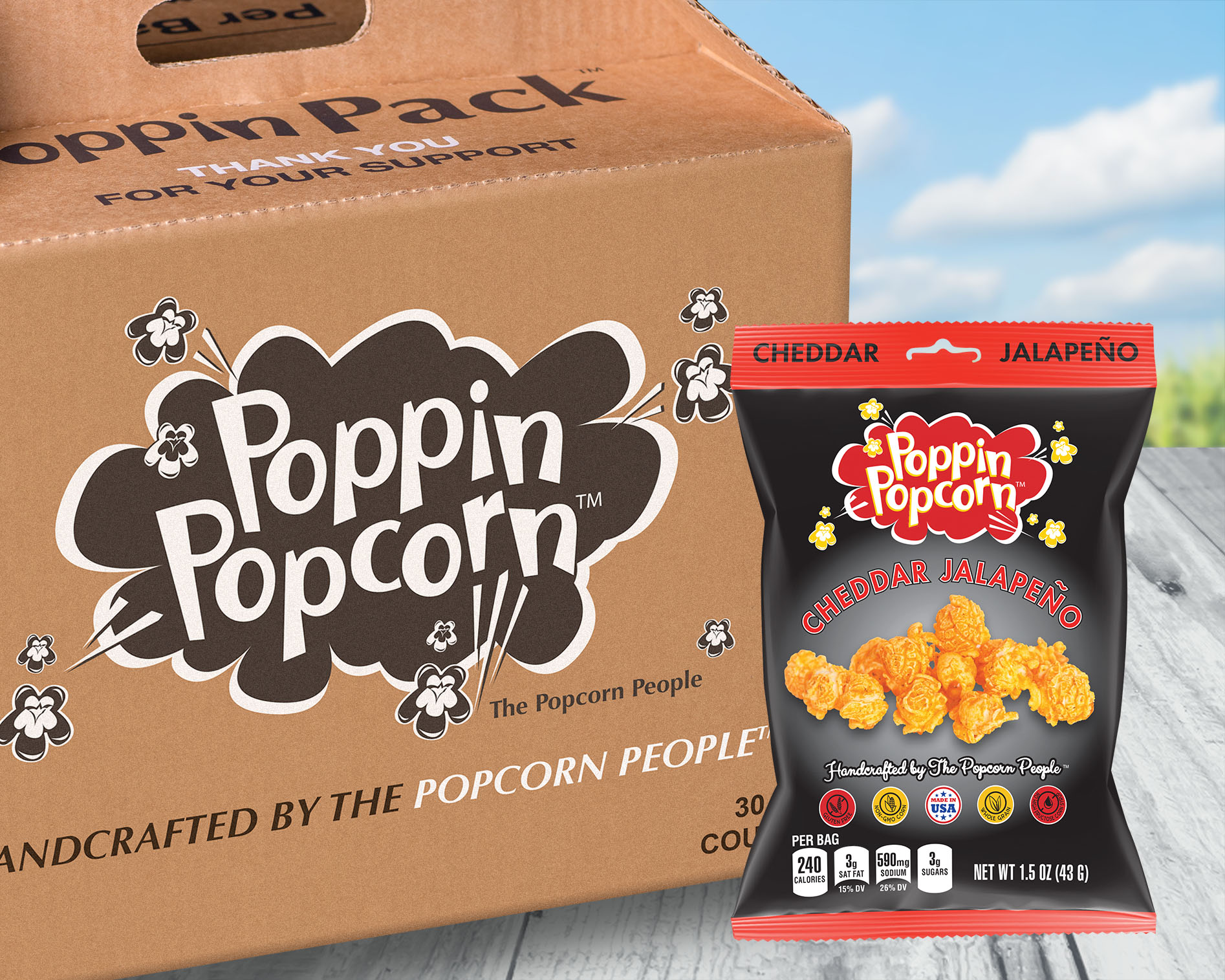 Cheddar Jalapeño - Carrier (4 - 30 ct)