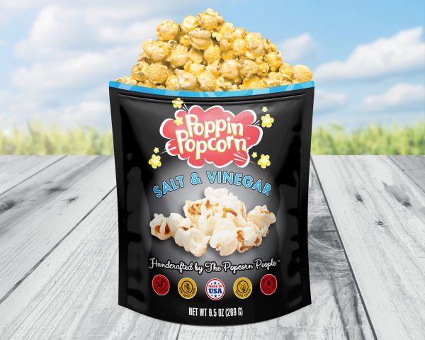 Salt & Vinegar Popcorn Family Size | 12 ct Case - Image 2